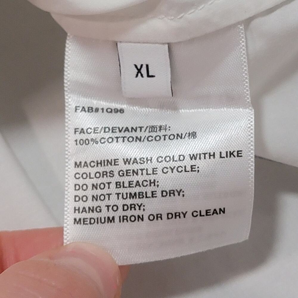 Lafayette 148 New York White Button Down Shirt - Picture 4 of 6